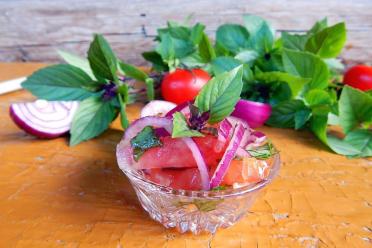 Uzbek Thin-Sliced Achuchuk Salad