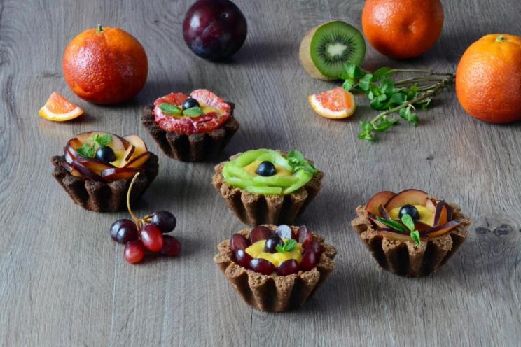No-Bake Fruit Tart Baskets No-Bake Fruit Tart Baskets