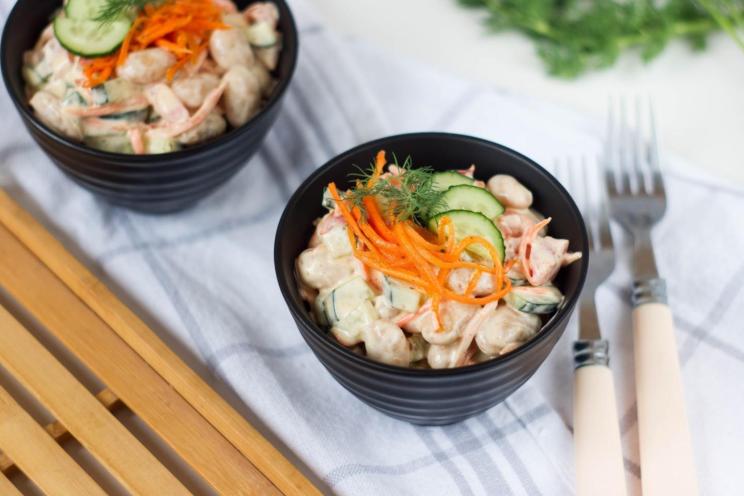 Quick Korean Carrot and Bean Salad