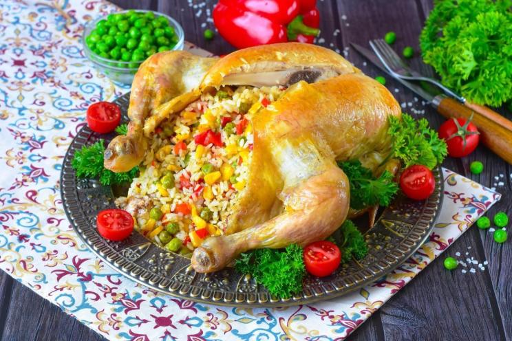 One-Pan Chicken and Rice with Vegetables One-Pan Chicken and Rice with Vegetables