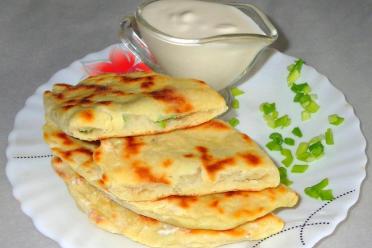 Quick and Delicious Potato and Green Onion Flatbreads