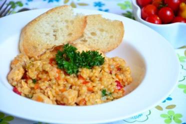 Quick Chicken and Veggie Ptitim in 30 Minutes