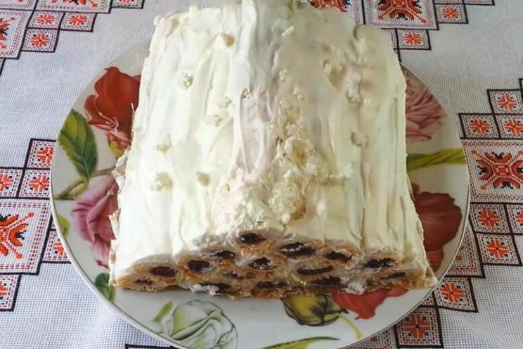 Cherry Snow Cake (Egg-Free)