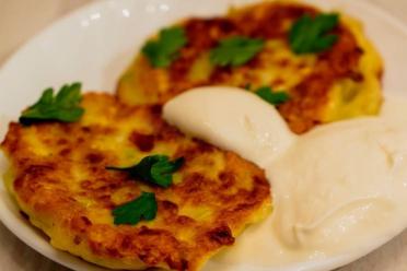 Zucchini Cutlets with Egg and Herbs