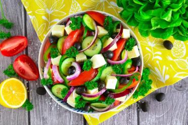 Easy Greek Salad with Feta