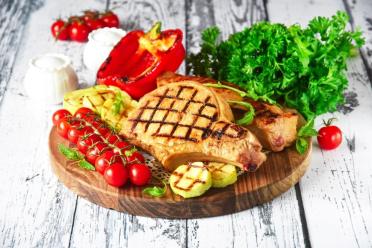 Pan-Seared Bone-In Pork Loin