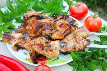 Grilled Juicy Rabbit Kebabs