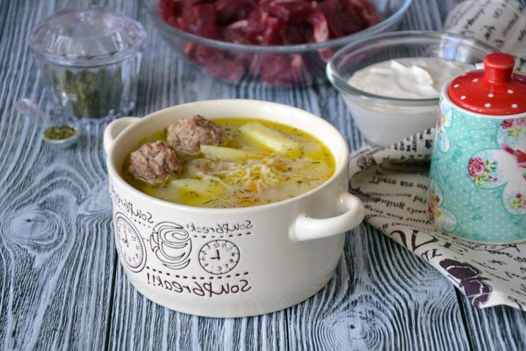 Hearty Meatball and Rice Soup Hearty Meatball and Rice Soup