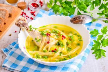 Hearty Chicken Leg Soup for the Family