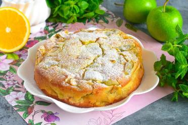 Oven-Baked Vegan Apple Charlotte