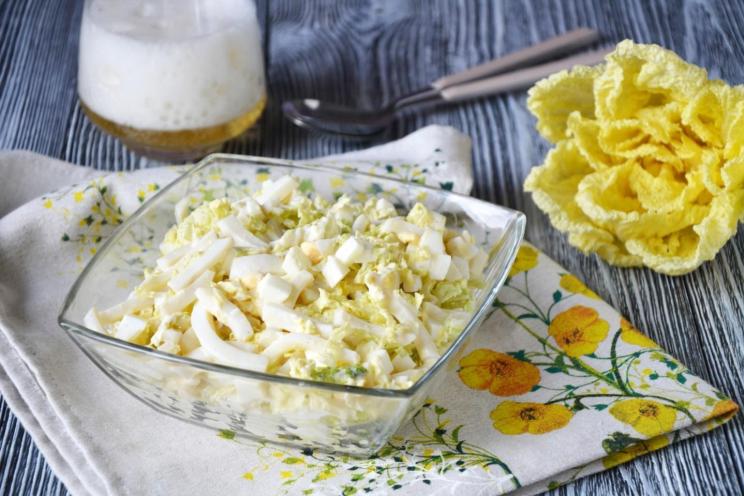 Squid & Chinese Cabbage Salad: A Protein-Packed Delight