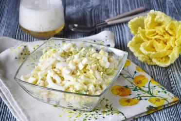 Squid & Chinese Cabbage Salad: A Protein-Packed Delight