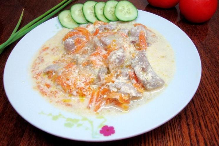 Tender Slow Cooker Chicken Gizzards