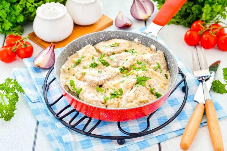 Creamy Beef Liver with Onions Creamy Beef Liver with Onions