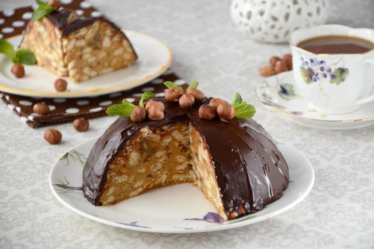 No-Bake Cookie & Condensed Milk Cake