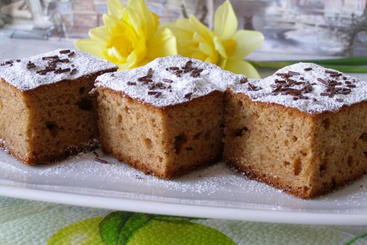 Cinnamon Plum Jam Cake with Sour Cream and Kefir