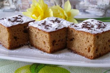 Cinnamon Plum Jam Cake with Sour Cream and Kefir
