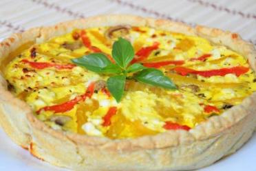 Vegetable French Quiche Delight