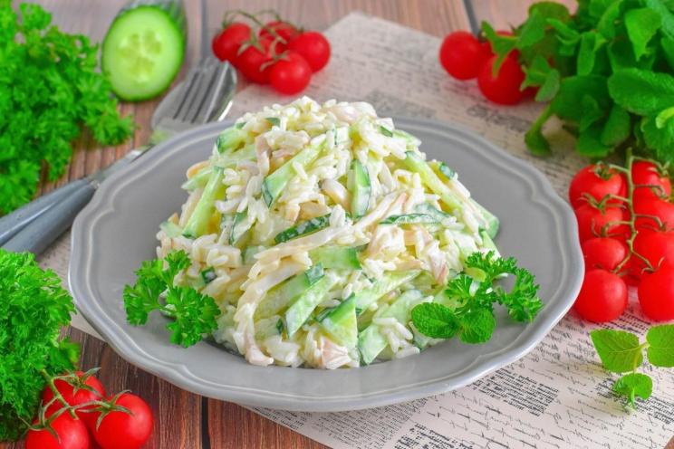 Easy Squid and Rice Salad