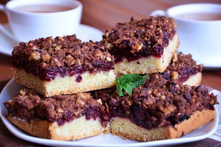 Cherry Chocolate Sprinkle Bars