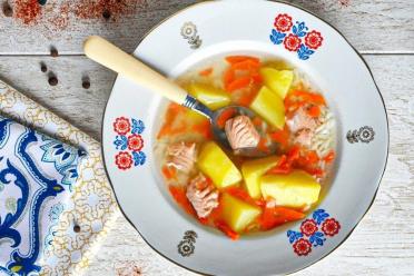 Quick and Easy Trout Rice Soup