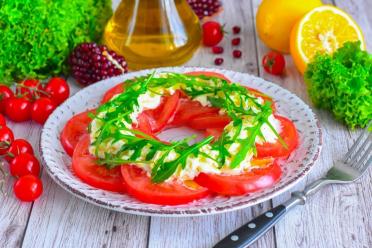 Arugula and Stracciatella Delight