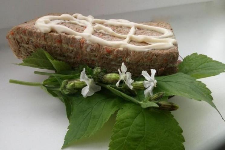 Liver Pâté Cake with Waffle Layers