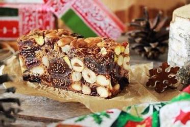 Festive Fruit & Nut Holiday Cupcake