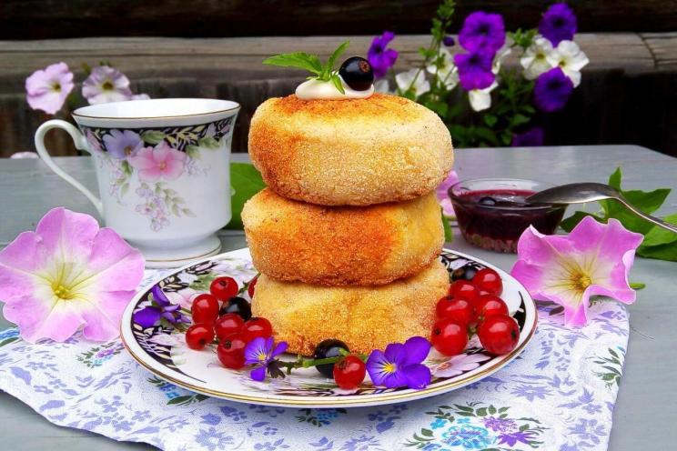 Mango Semolina Skillet Cakes Mango Semolina Skillet Cakes