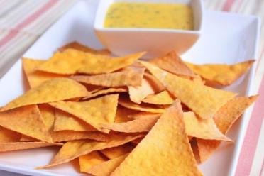 Irresistibly Crispy Nacho Corn Chips