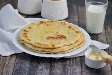 Quick Kefir Flatbreads in a Pan