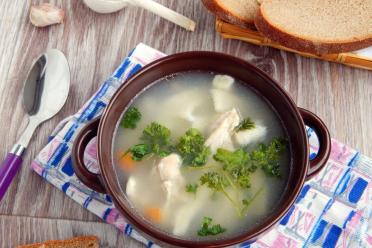 Homemade Chicken Egg Noodle Soup