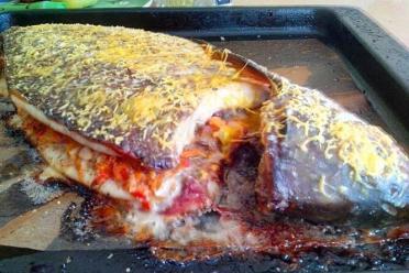 Oven-Baked Bream with Vegetables and Butter