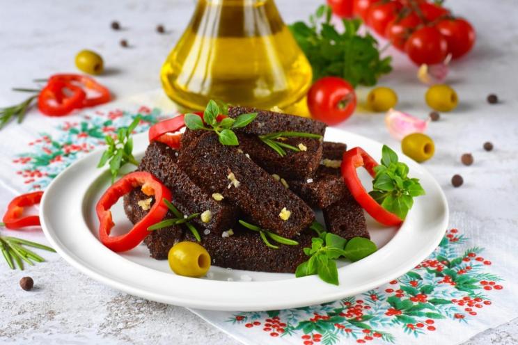 Garlic-Fried Croutons