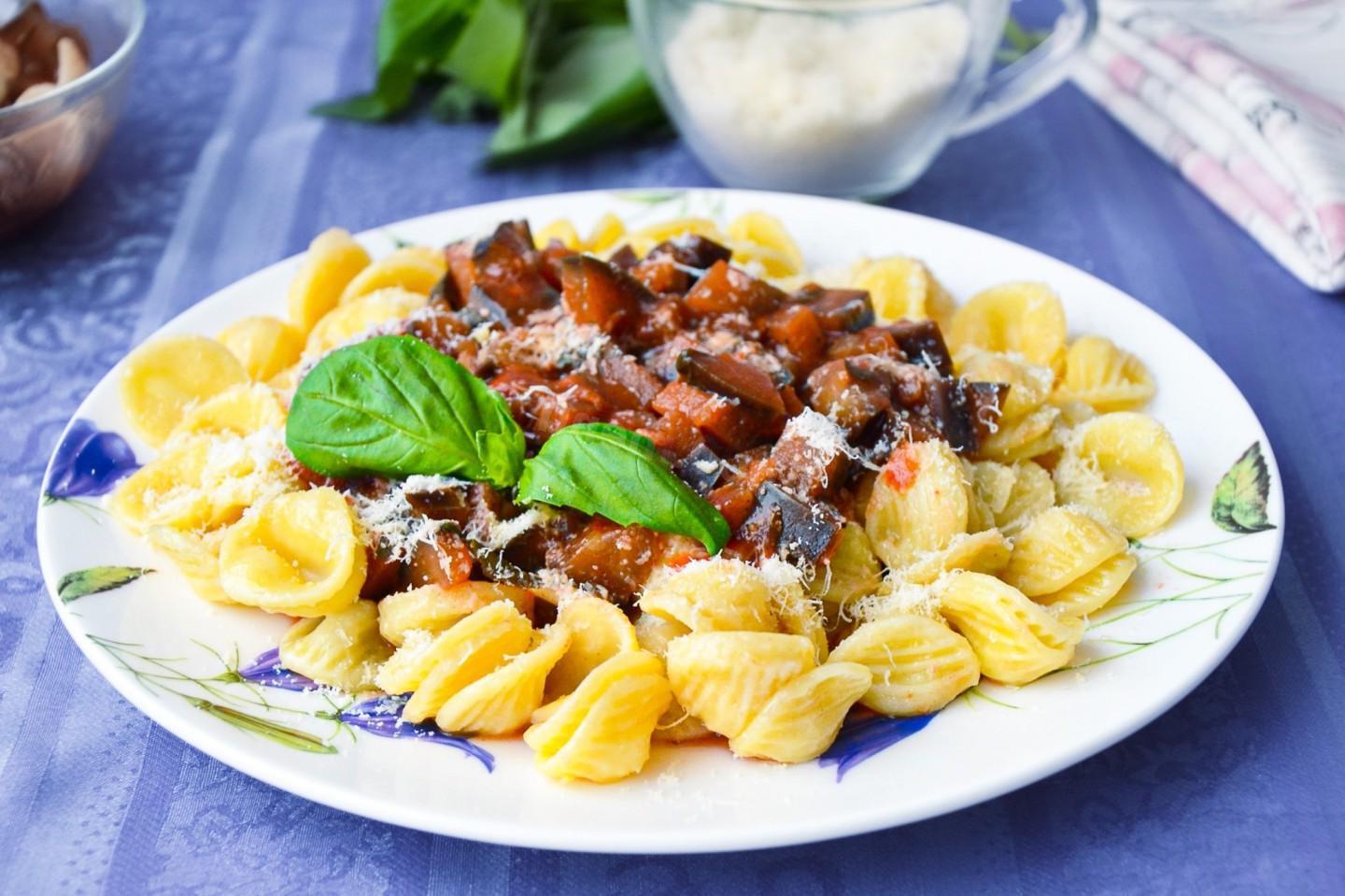 Italian Eggplant Pasta Delight