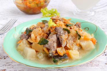Creamy Beef Liver with Onions