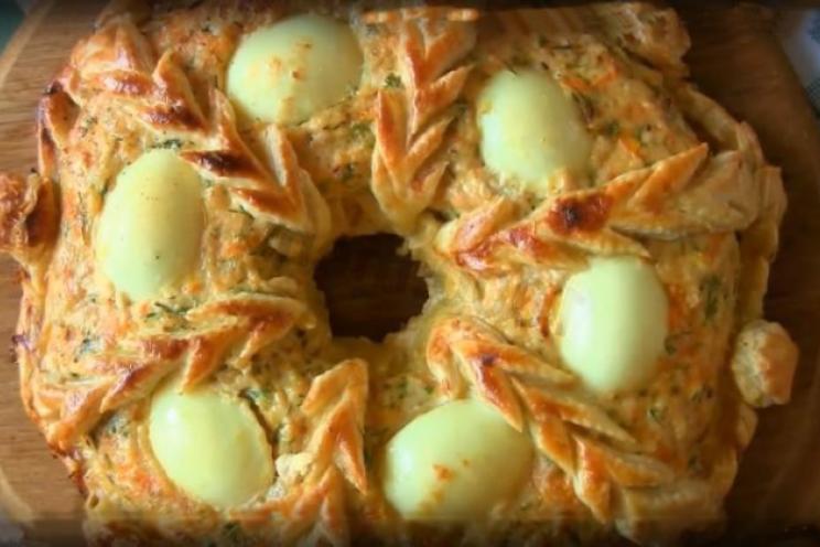 Christmas Chicken Pie Ring