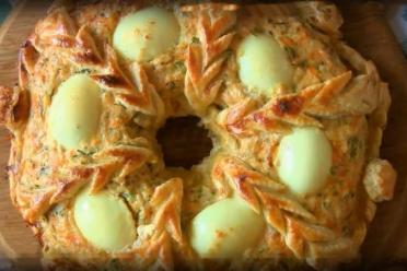 Christmas Chicken Pie Ring
