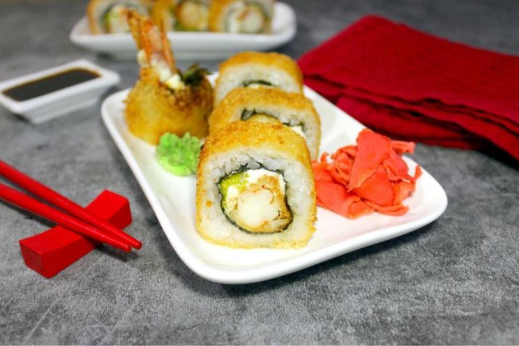 Quick and Easy Ebi Tempura Rolls