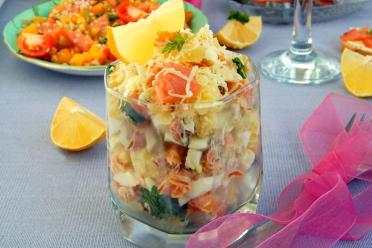 Elegant Trout Salad in a Glass