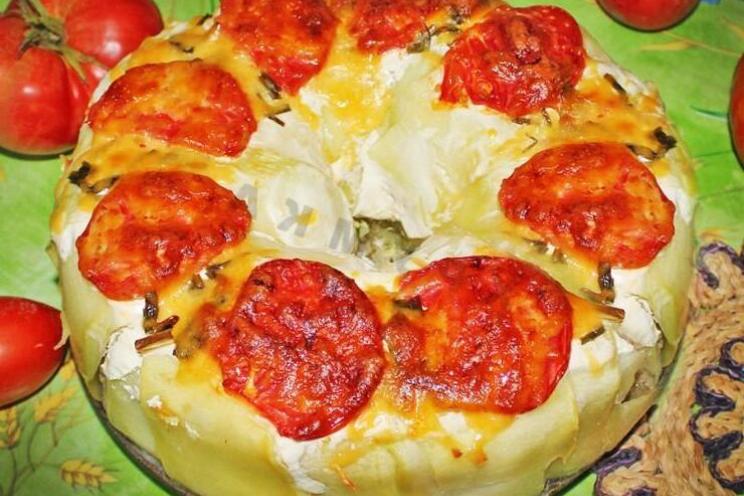 Zucchini and Minced Meat Vegetable Ring