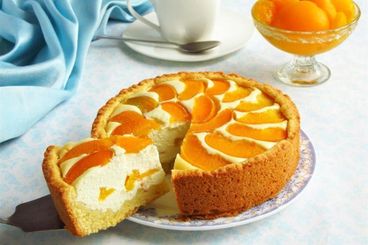 Peach Cottage Cheese Pie