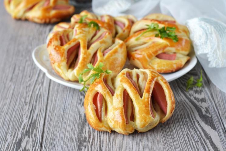 Yeast Dough Sausage Buns