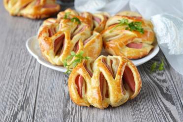 Yeast Dough Sausage Buns