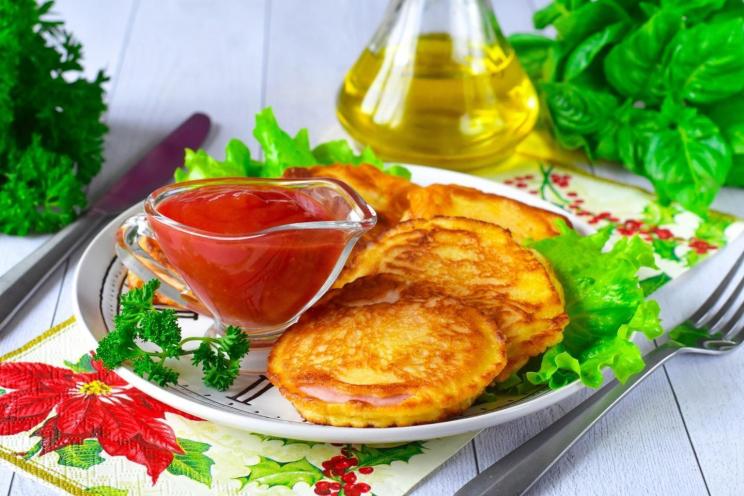 Pan-Fried Battered Sausage Snack