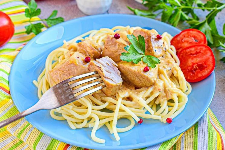 Creamy Chicken Spaghetti Delight Creamy Chicken Spaghetti Delight