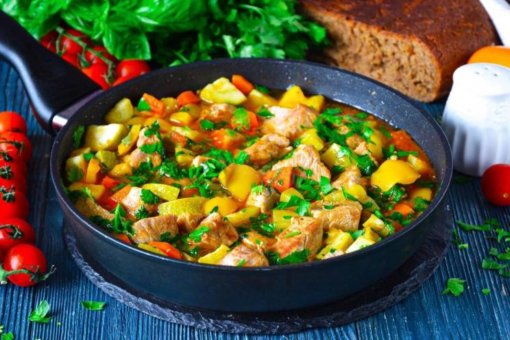 Easy One-Pan Pork and Veggie Stew