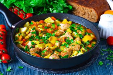 Easy One-Pan Pork and Veggie Stew