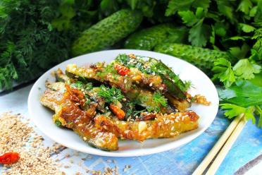 Crispy Fried Cucumbers