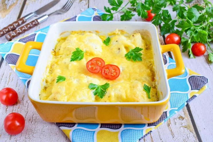 Oven-Baked Fish with Mayonnaise Recipe